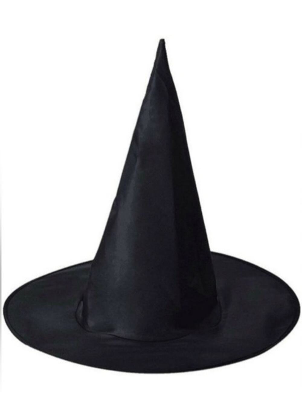 Set of 12 Black Witch Hats Halloween Costume Cosplay Goth Witches Hat